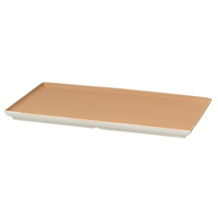 Eli talerz 15x26 cm - Matte soft light camel - Broste Copenhagen