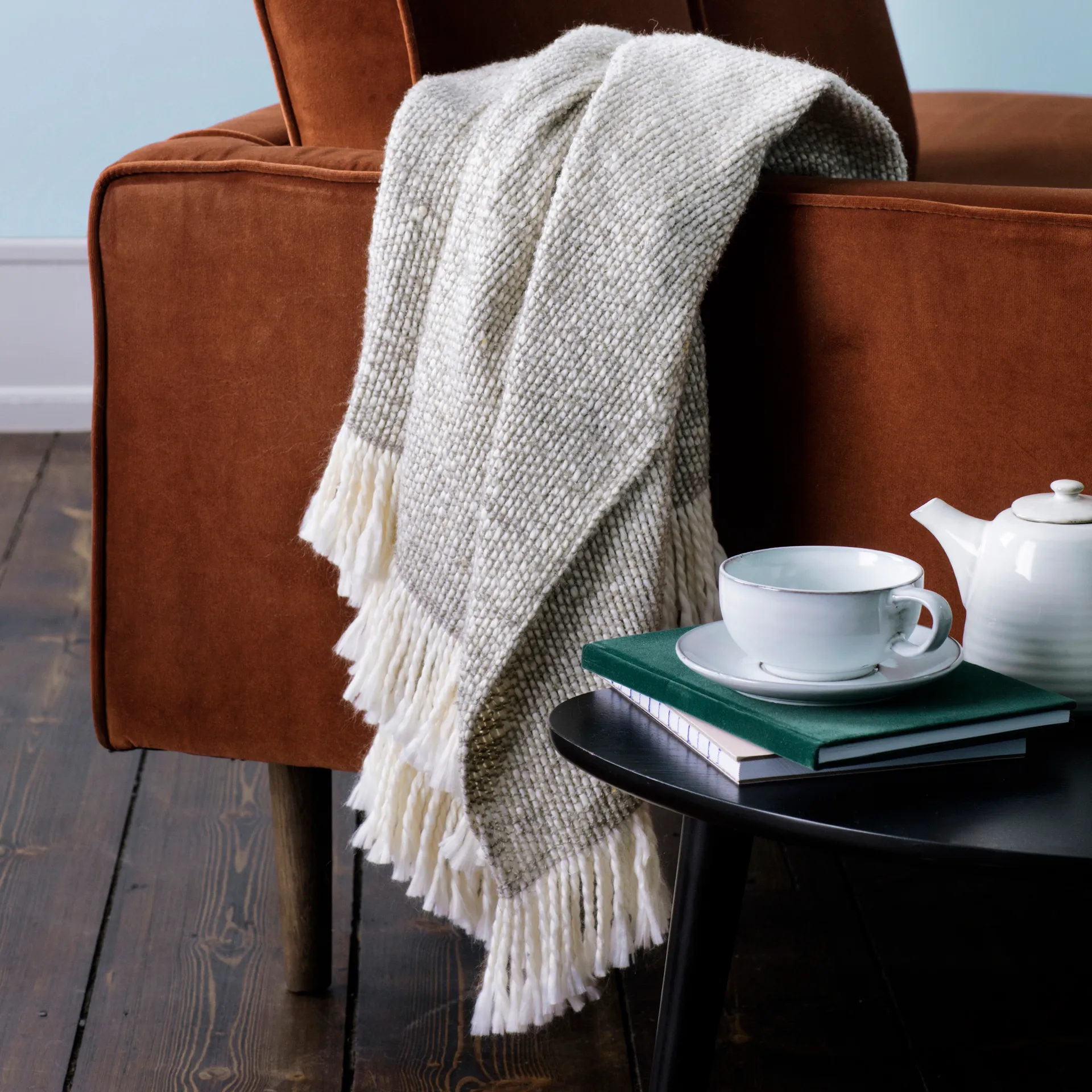 Filiżanka ze spodkiem Nordic Sand, 5,8 cm Broste Copenhagen