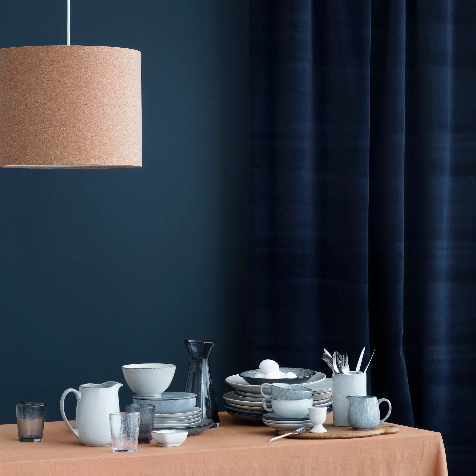 Filiżanka ze spodkiem Nordic Sea, 5,8 cm Broste Copenhagen