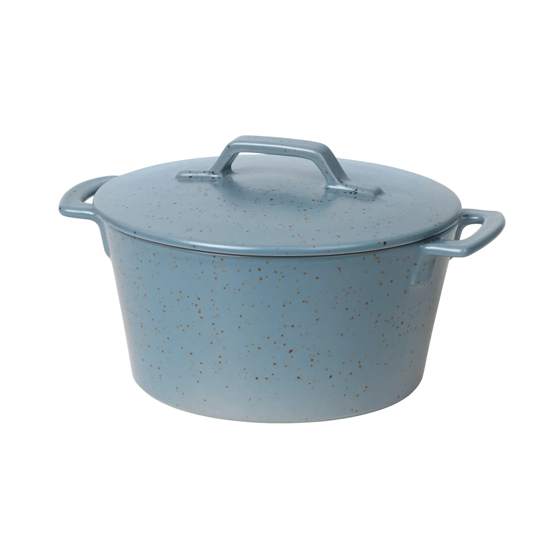 Garnek Hasle 19x23,5 cm, Flintstone blue granite Broste Copenhagen