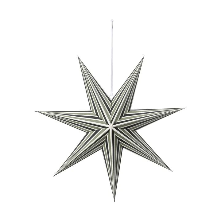 Gwiazda adwentowa Joy - Deep Forest-Light Sage, M - Broste Copenhagen