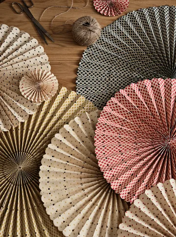Gwiazda adwentowa Stella Rosette L Ø60 cm - Deep forest-natural - Broste Copenhagen