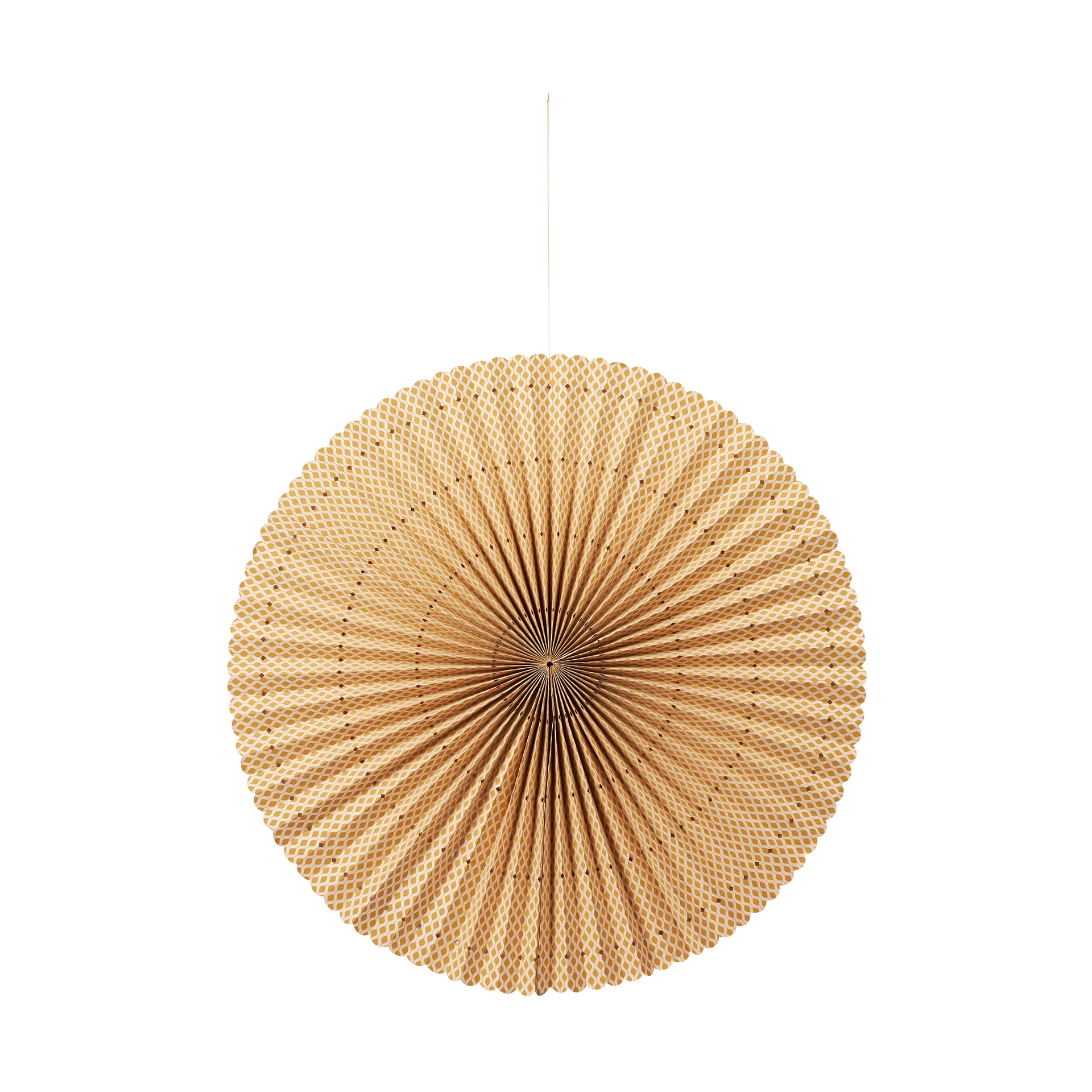 Gwiazda adwentowa Stella Rosette L Ø60 cm, Harvest gold-natural Broste Copenhagen