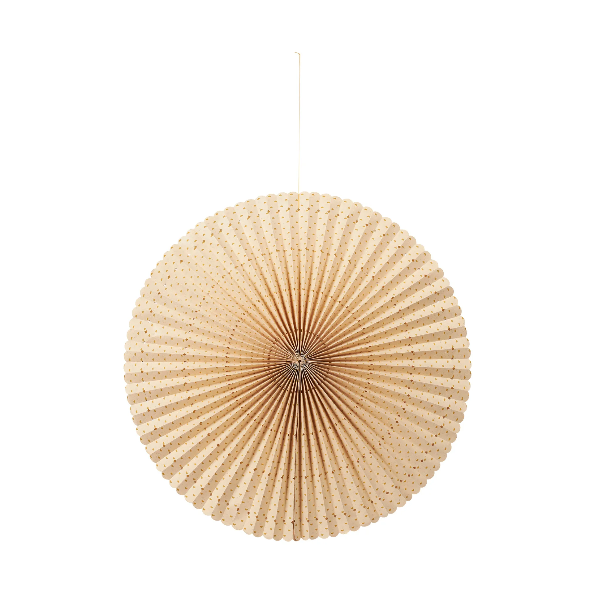 Gwiazda adwentowa Stella Rosette L Ø60 cm, Natural-harvest gold Broste Copenhagen