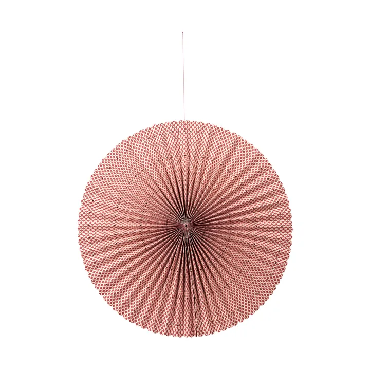 Gwiazda adwentowa Stella Rosette L Ø60 cm - Pompeian red-natural - Broste Copenhagen