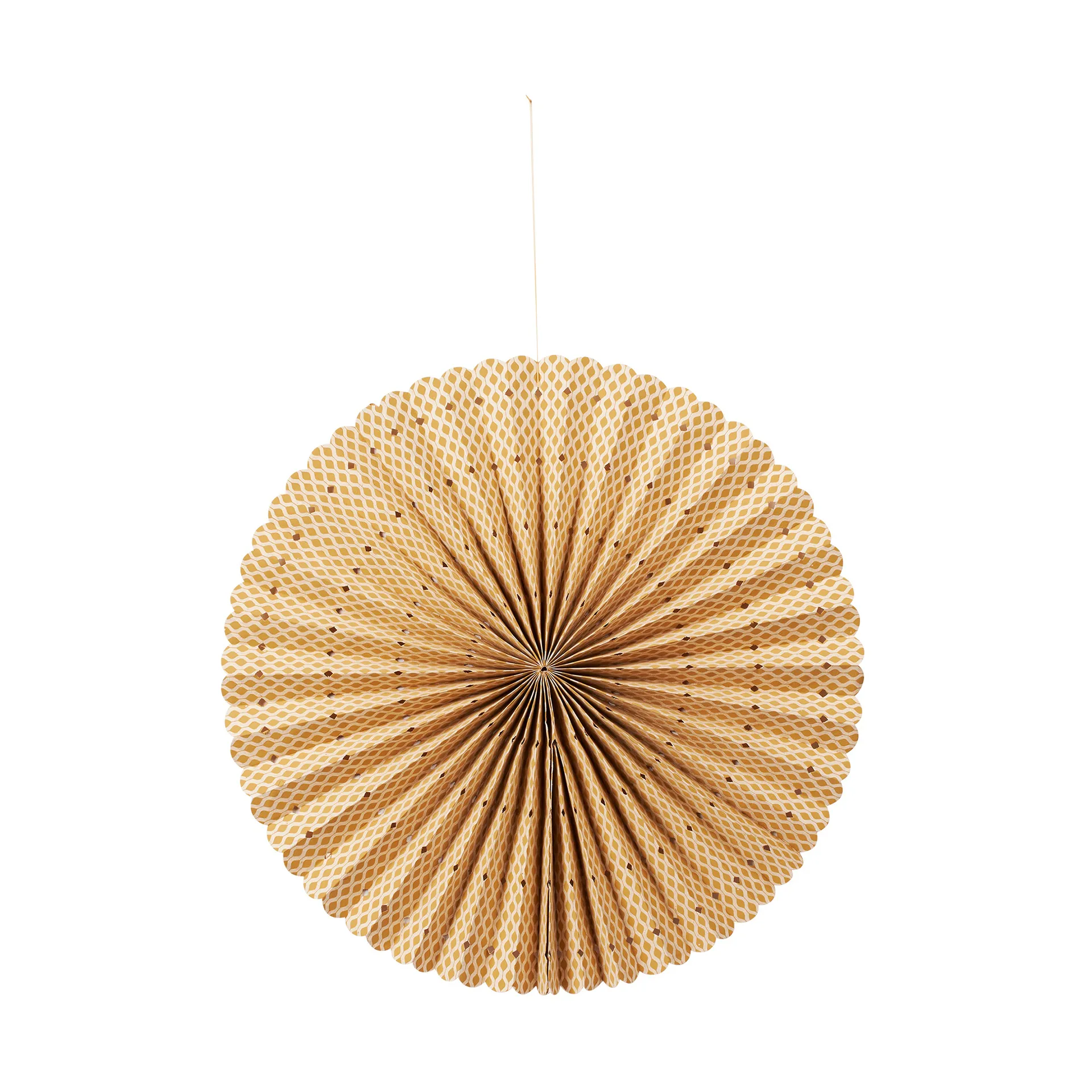 Gwiazda adwentowa Stella Rosette M Ø43 cm, Harvest gold-natural Broste Copenhagen