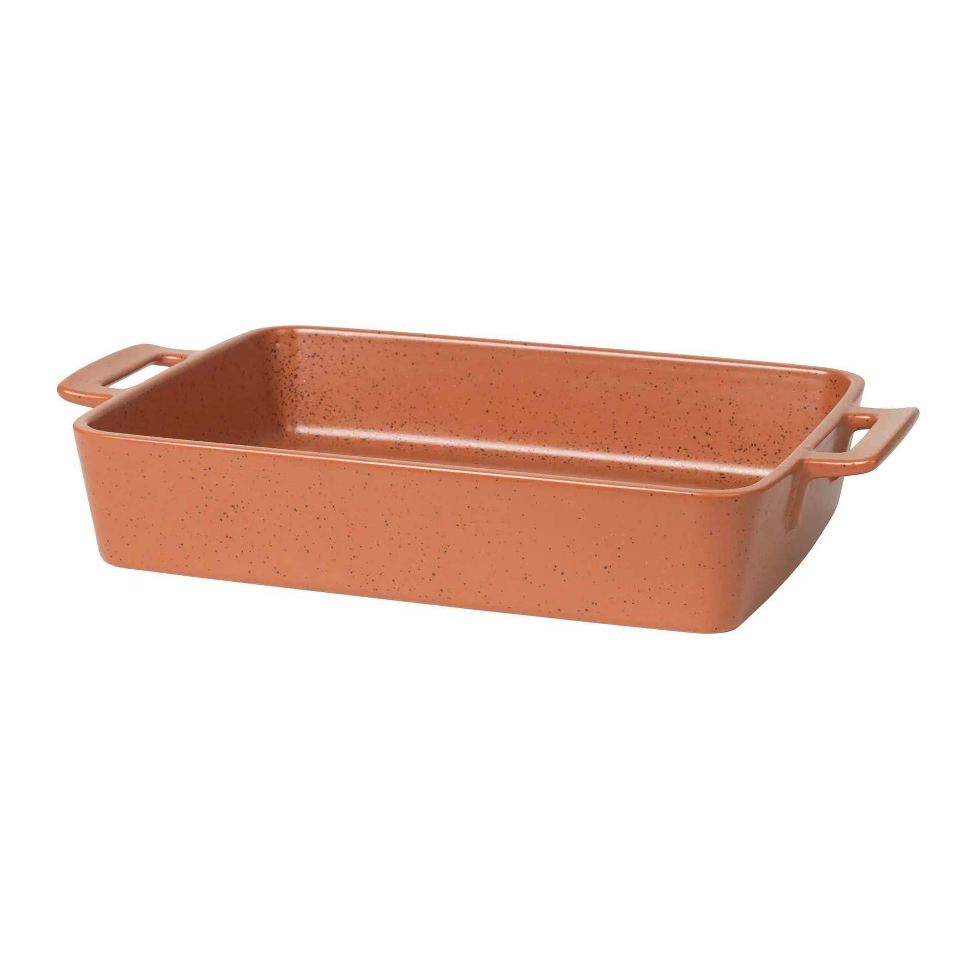 Hasle naczynie do piekarnika 26x43 cm, Etruscan red granite Broste Copenhagen