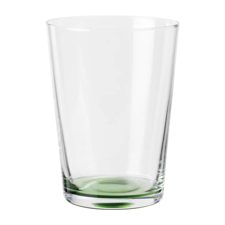Hue szklanka 300 ml - Clear-olive green - Broste Copenhagen
