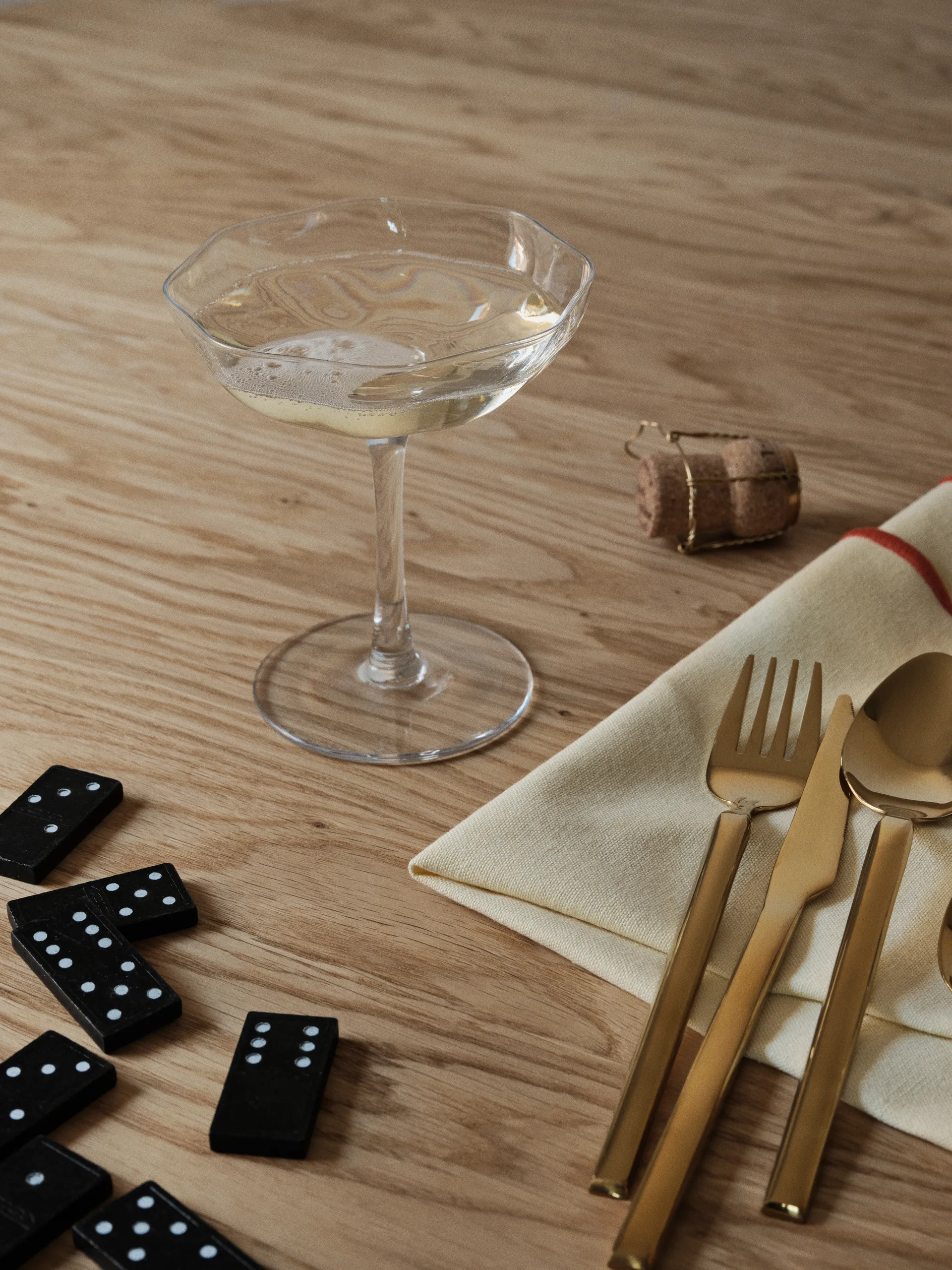 Kieliszki do szampana Limfjord 17,5 cl, Clear Broste Copenhagen