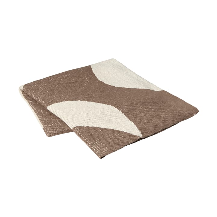 Koc Maren 130x180 cm, Kangaroo brown-off white Broste Copenhagen