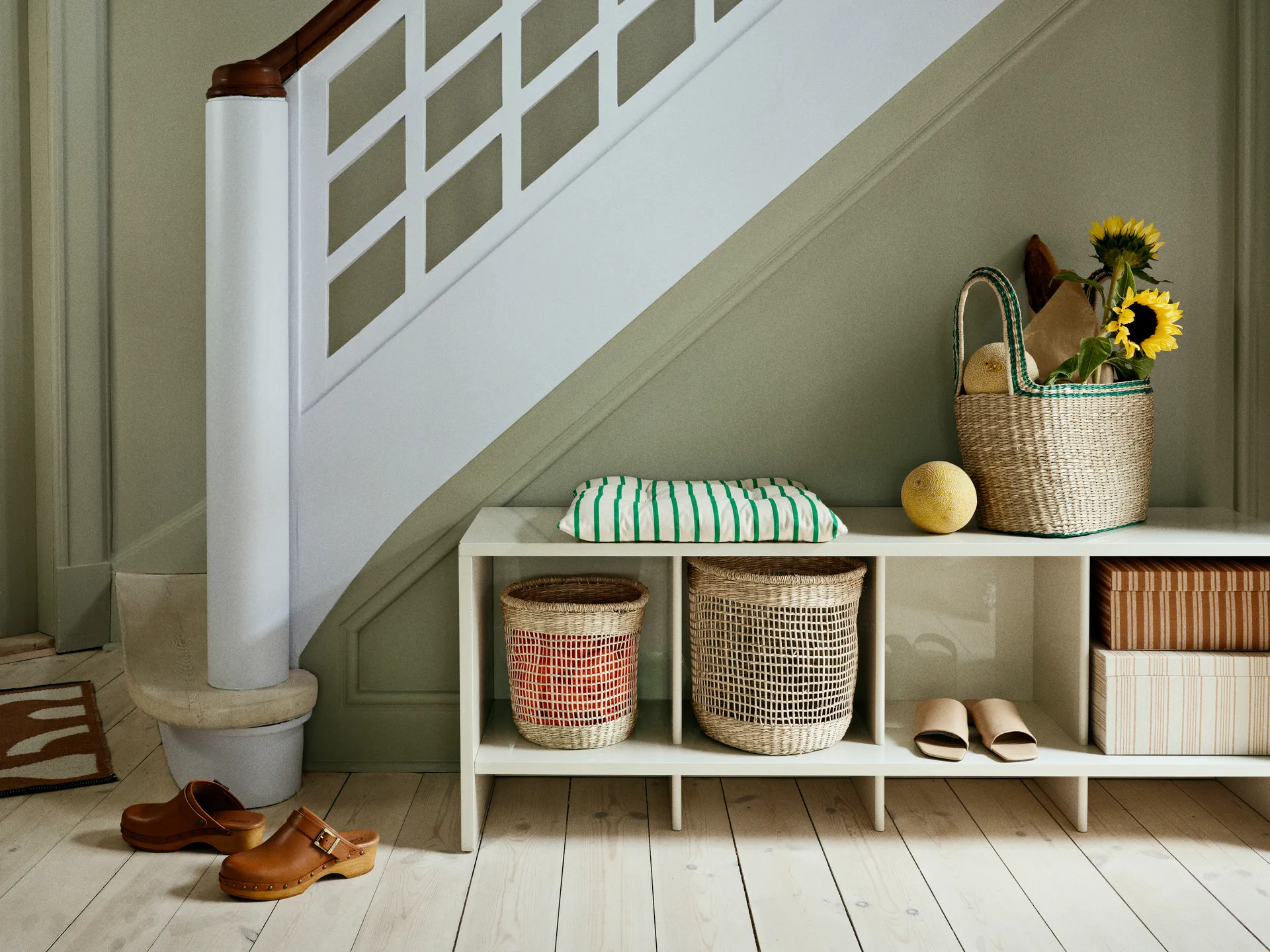 Koszyk Zues 3 elementy, Natural Broste Copenhagen