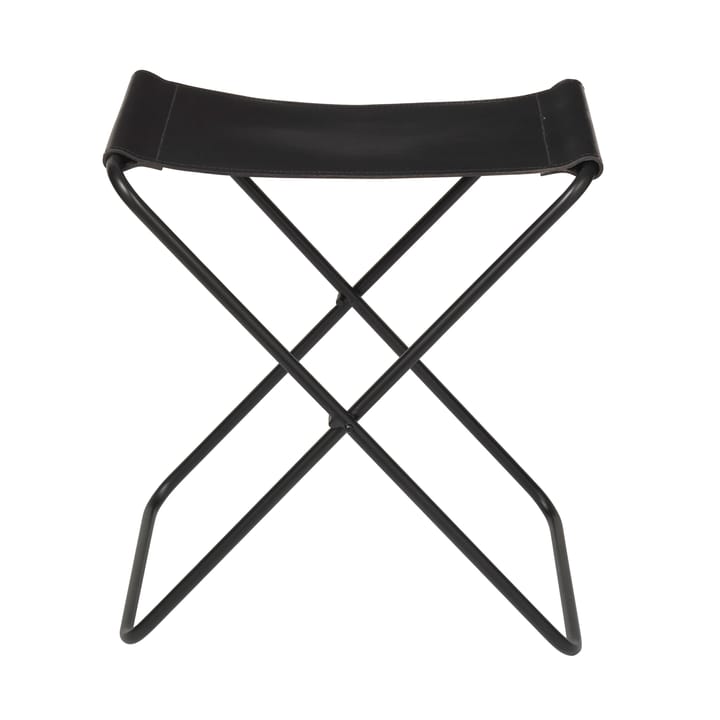 Krzesło składane Nola skóra - czarny, 45 cm - Broste Copenhagen