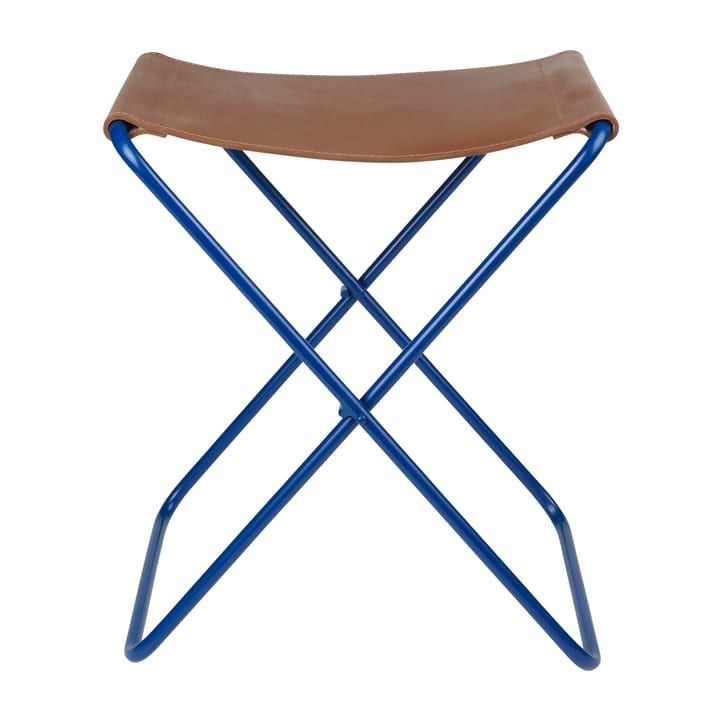 Krzesło składane Nola skóra - Intense blue - Broste Copenhagen