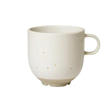 Kubek Eli z uchwytem 20 cl - Matte soft light grey - Broste Copenhagen