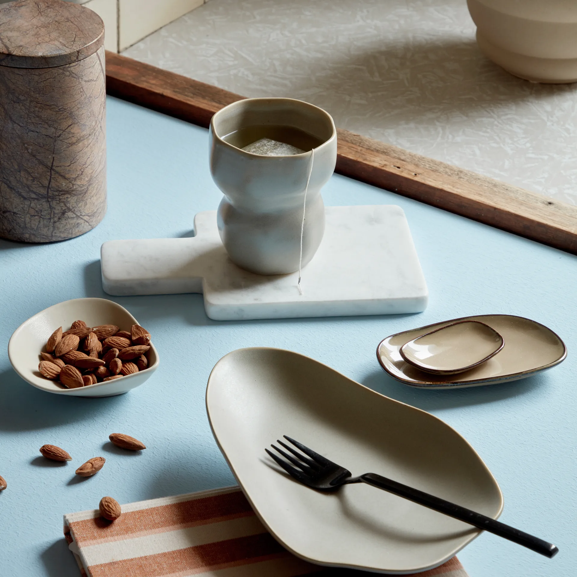 Kubek Limfjord 35 cl, Soft brown Broste Copenhagen