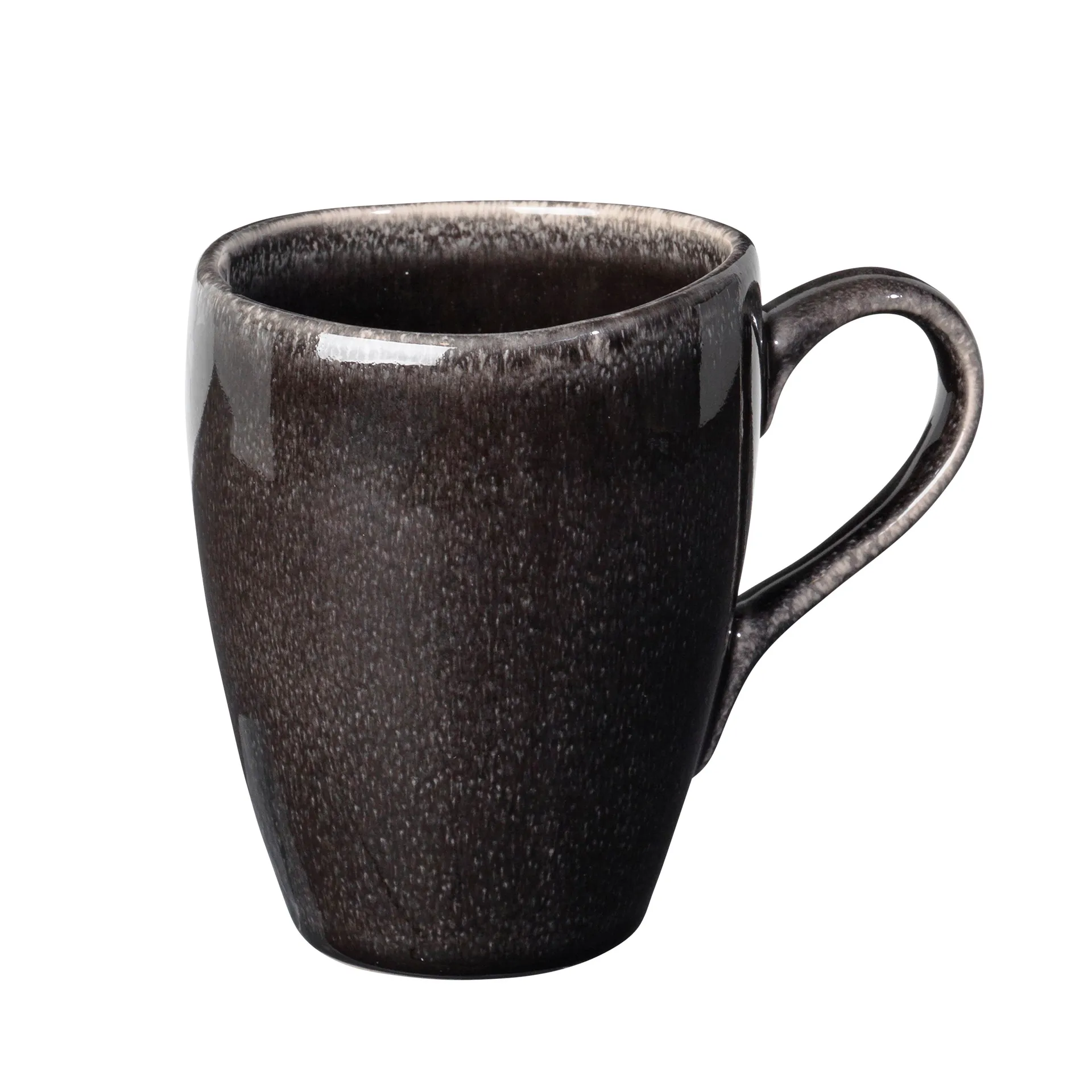 Kubek Nordic Coal z uchem, 10 cm Broste Copenhagen