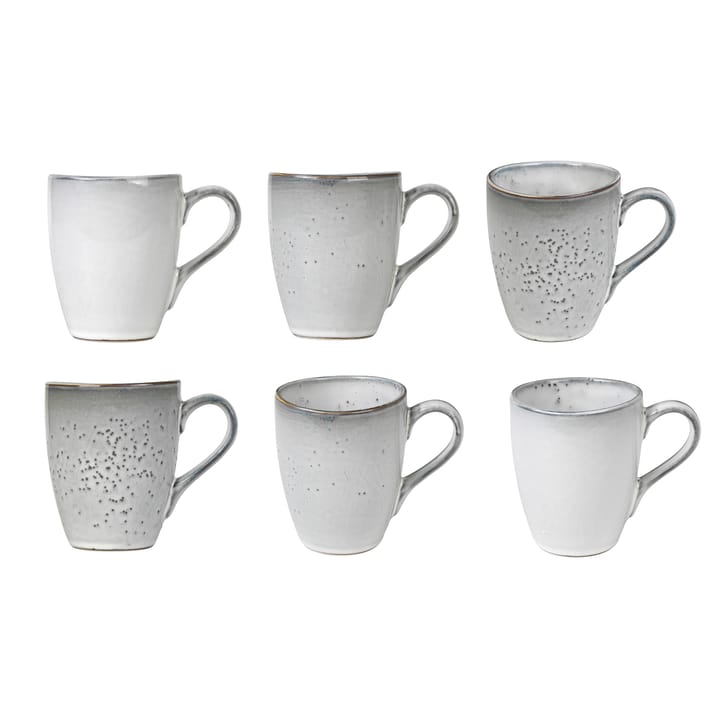 Kubek z uchem Nordic Sand, 10 cm Broste Copenhagen