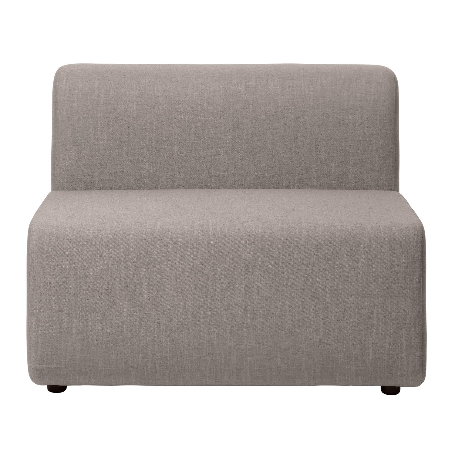 Broste Copenhagen Lagoon modul fotel Latte | Skandynawski Design | Sofy | Szary