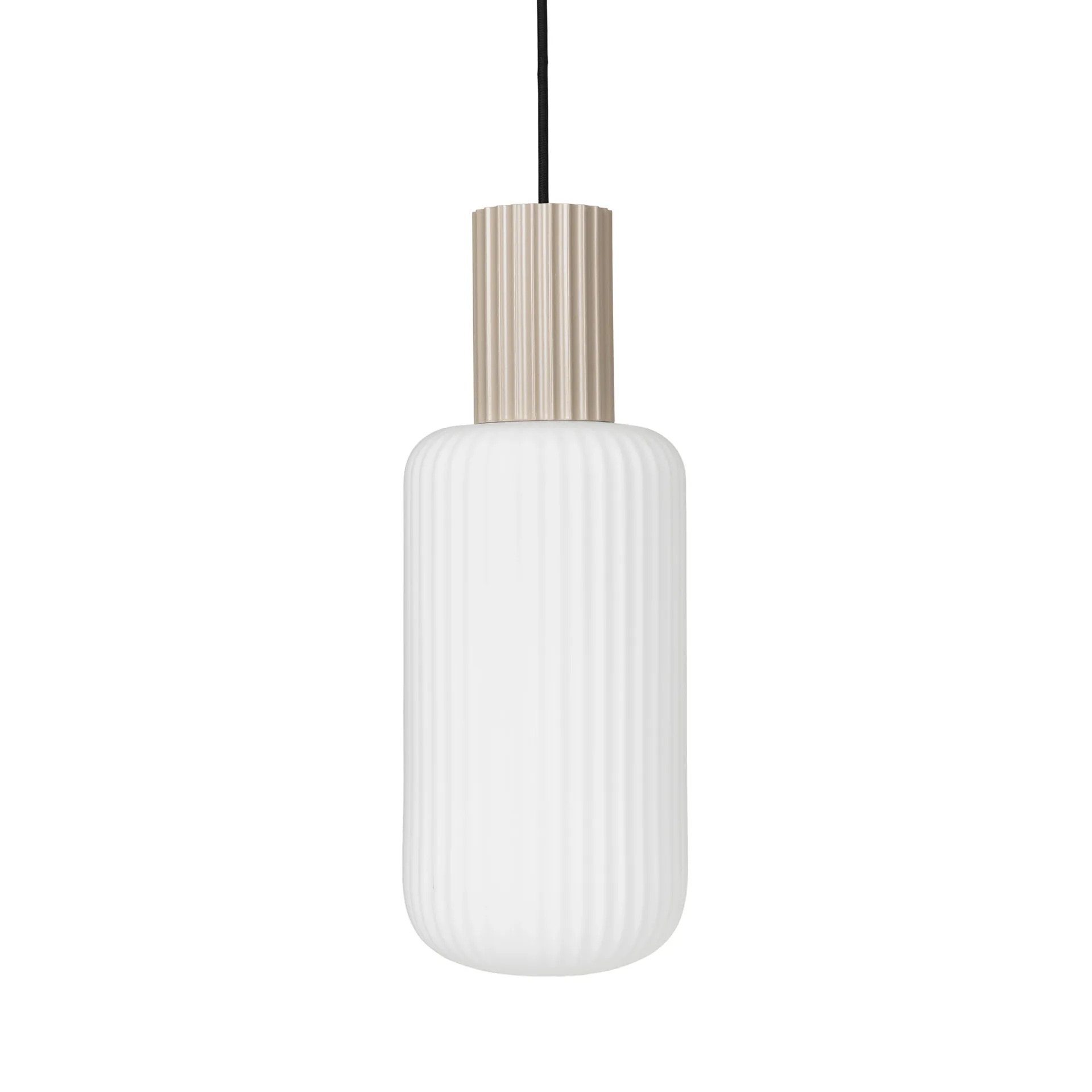 Lampa wisząca Lolly, Piasek-biały-Ø16 cm Broste Copenhagen