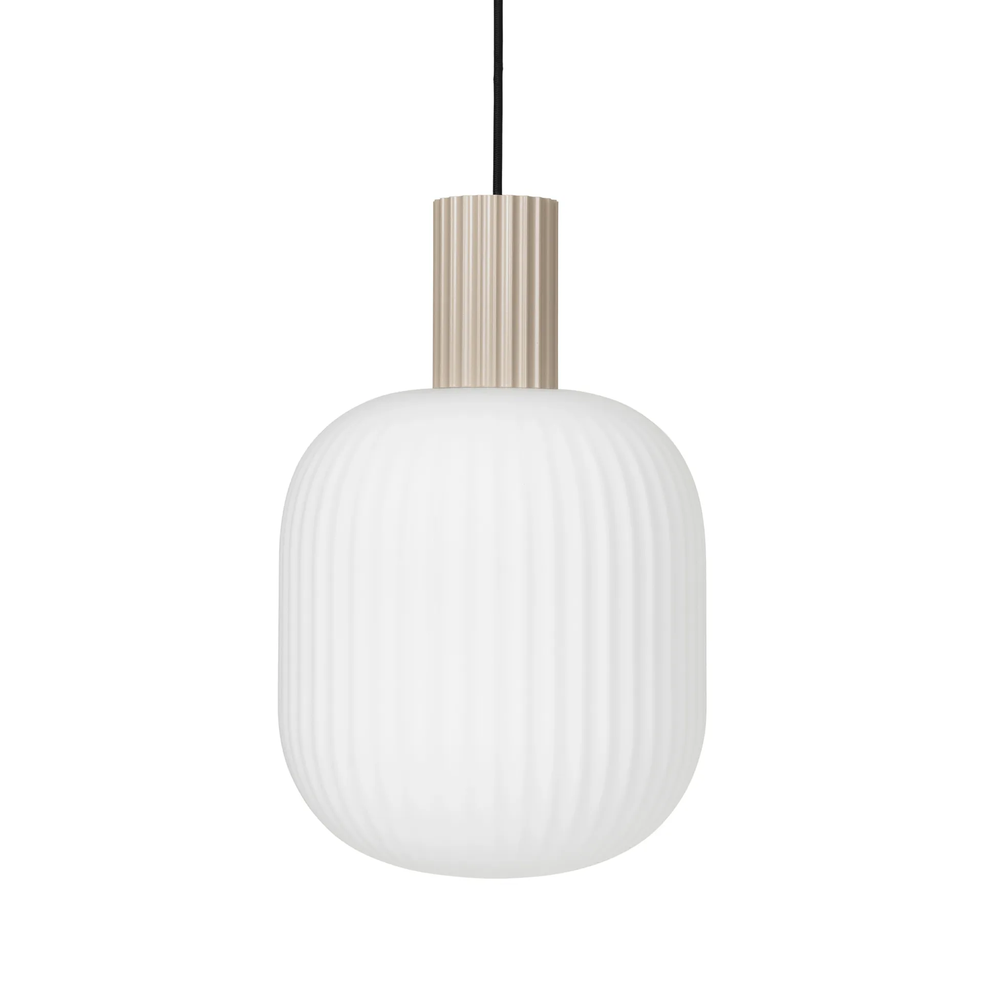 Lampa wisząca Lolly, Piasek-biały-Ø27 cm Broste Copenhagen