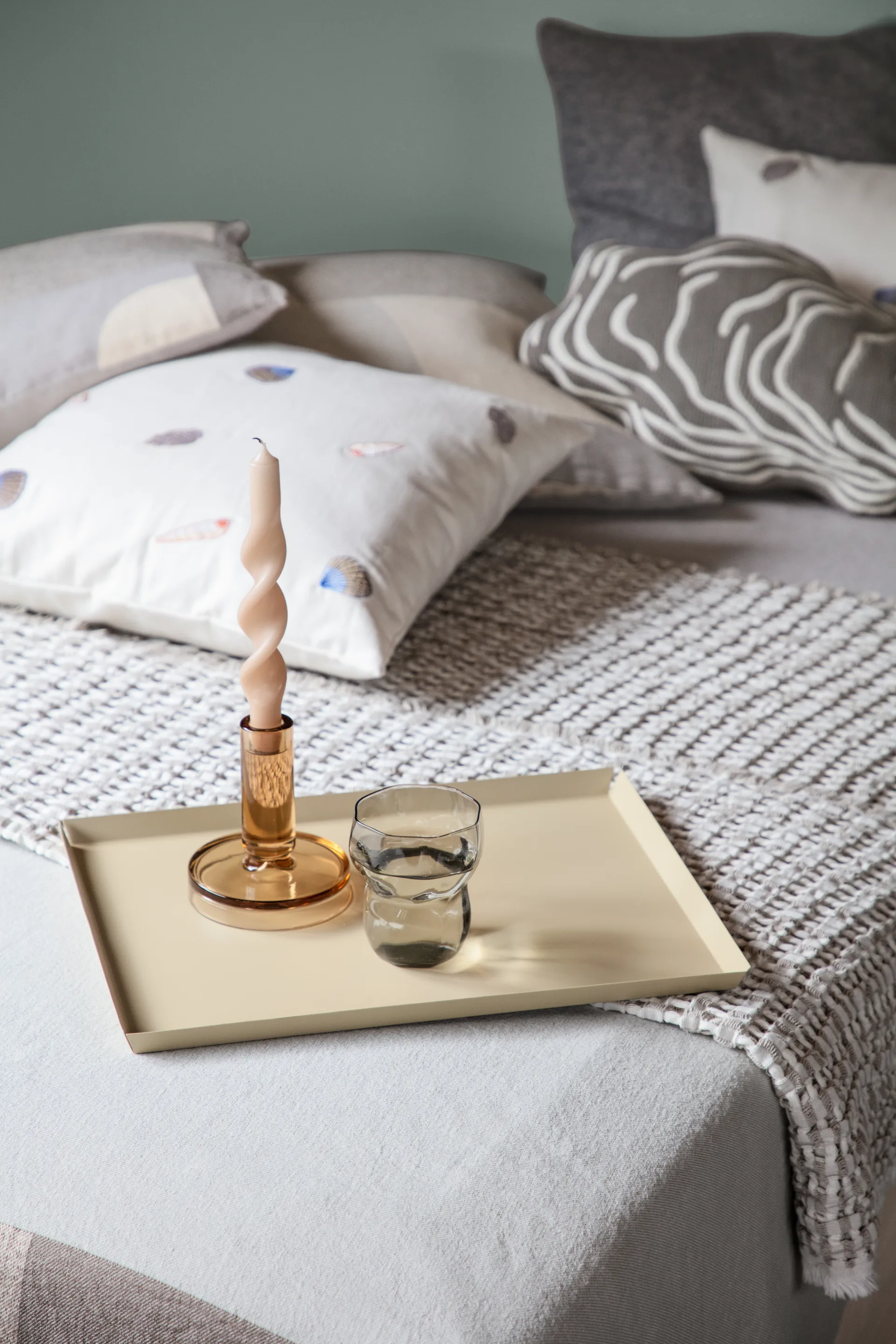 Limfjord szklanka do picia 25 cl, Light grey Broste Copenhagen