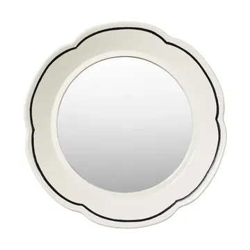 Lustro Hilma Ø36 cm - Off white-black - Broste Copenhagen