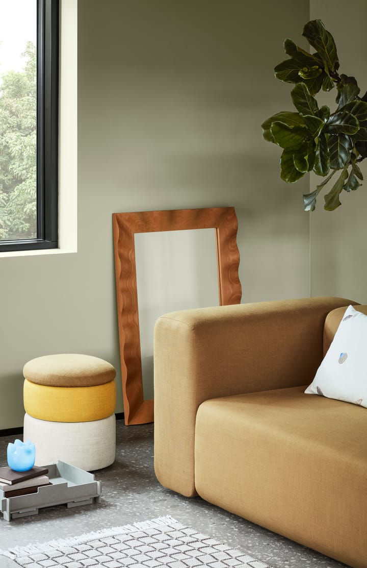 Lustro Wavy 70x100 cm, Natural brown Broste Copenhagen
