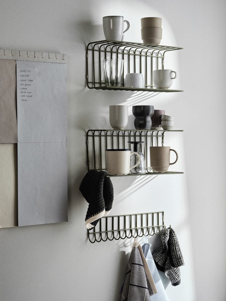 Maggie wieszak 40x4,5x9,5 cm, Army green Broste Copenhagen