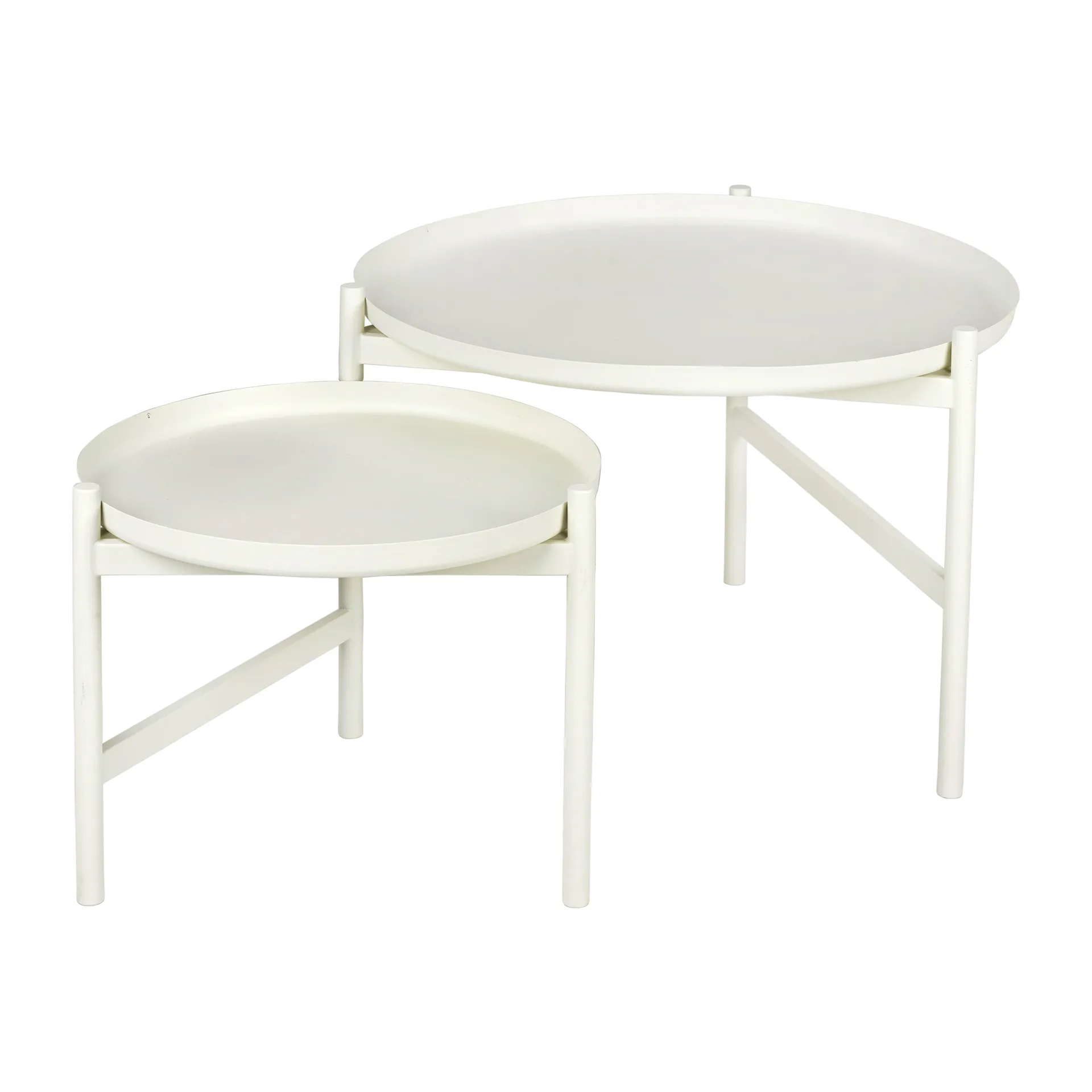 Mały stolik Turner table Ø70 cm, Biały Broste Copenhagen