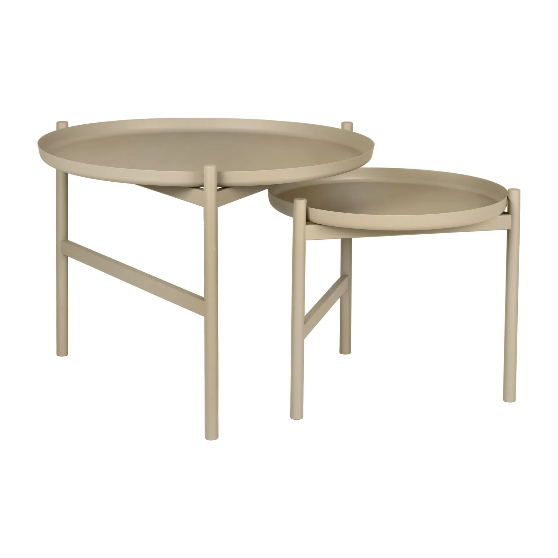 Mały stolik Turner table Ø70 cm, Grey Broste Copenhagen