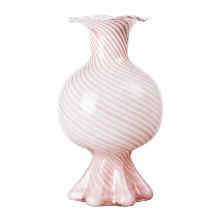 Mella wazon 30 cm - Fairy pink-off white - Broste Copenhagen