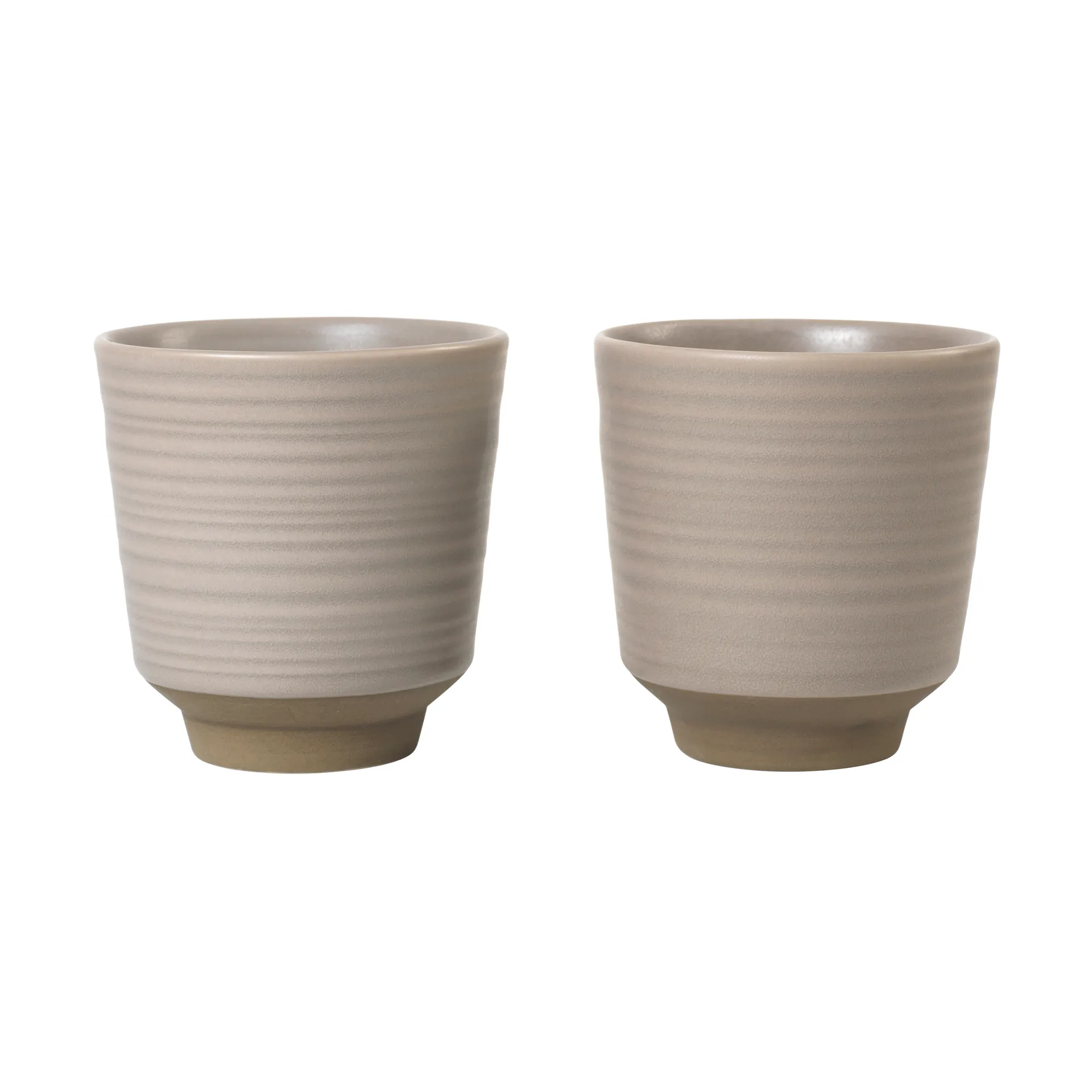 Miko kubek 150 ml, 2‑pak, Warm grey Broste Copenhagen