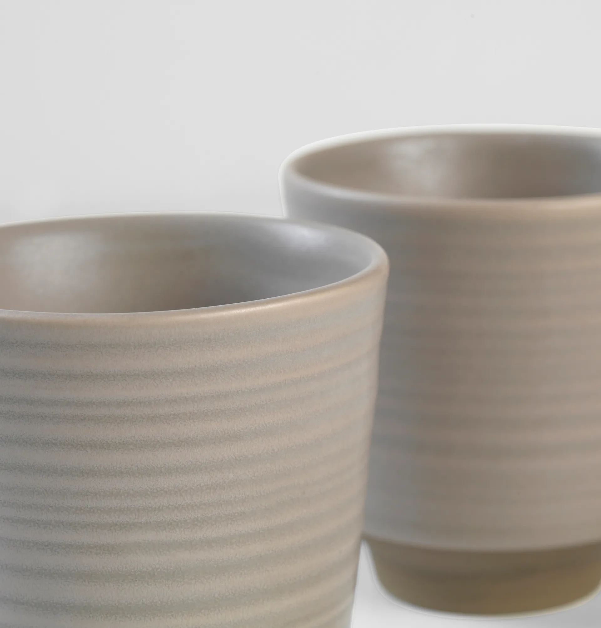 Miko kubek 150 ml, 2‑pak, Warm grey Broste Copenhagen