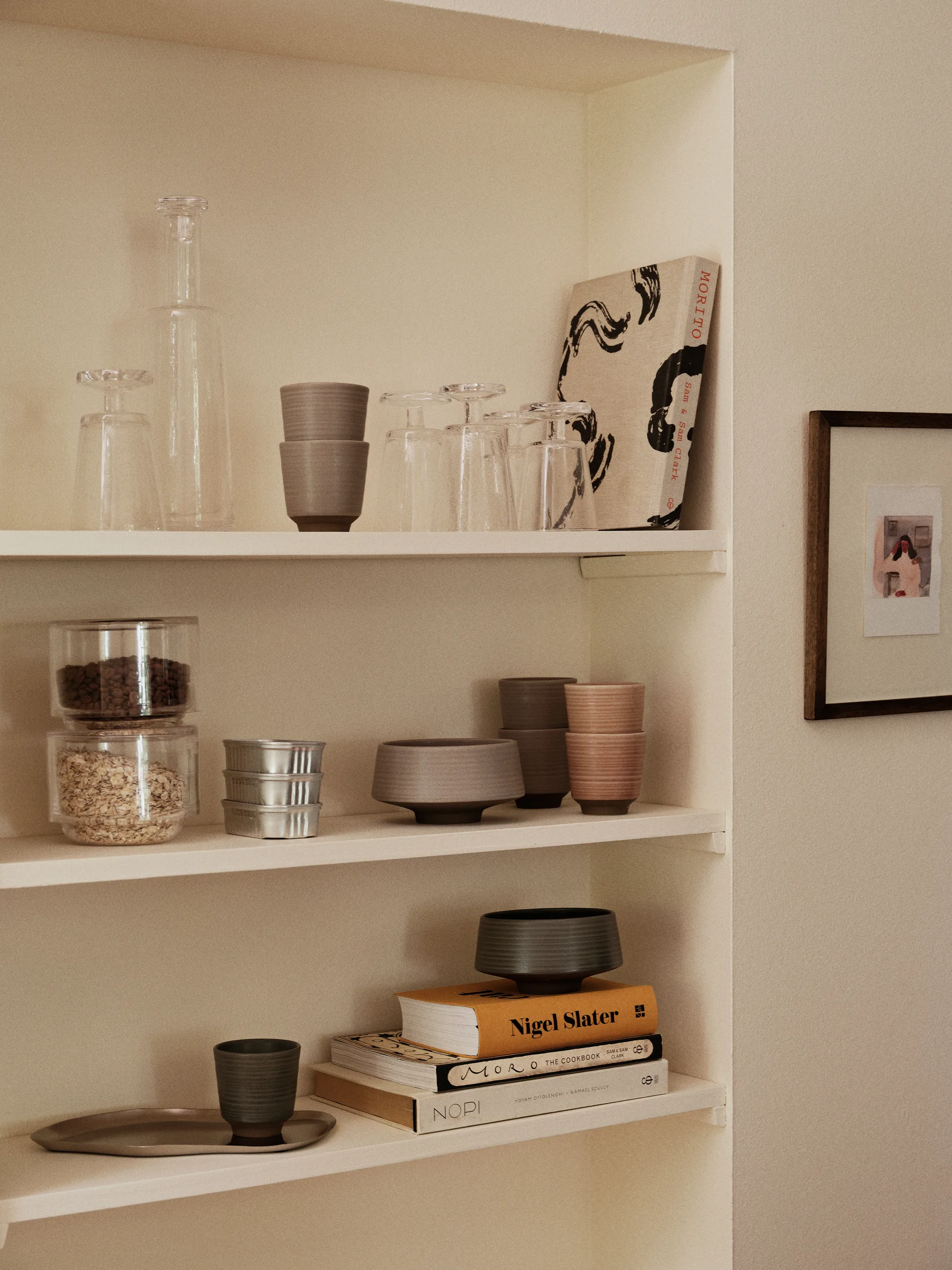 Miko kubek 150 ml, 2‑pak, Warm grey Broste Copenhagen