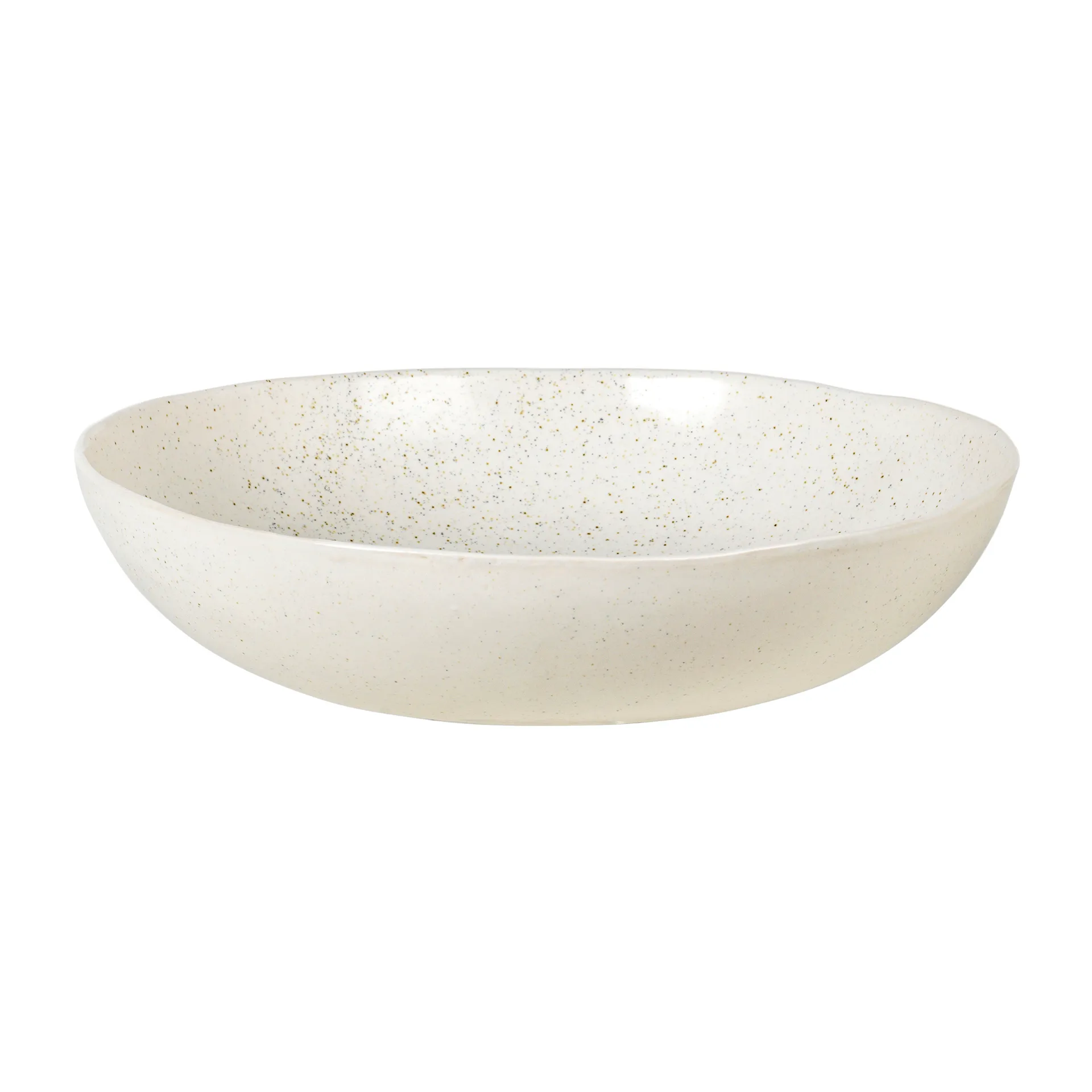 Miska do sałatek Nordic Vanilla Ø34,5 cm, Cream with grains Broste Copenhagen