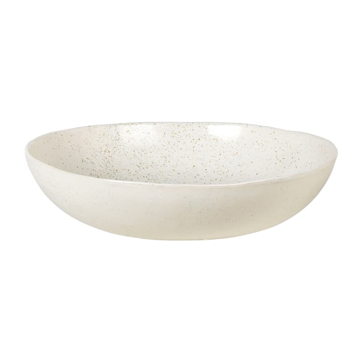 Miska do sałatek Nordic Vanilla Ø34,5 cm - Cream with grains - Broste Copenhagen