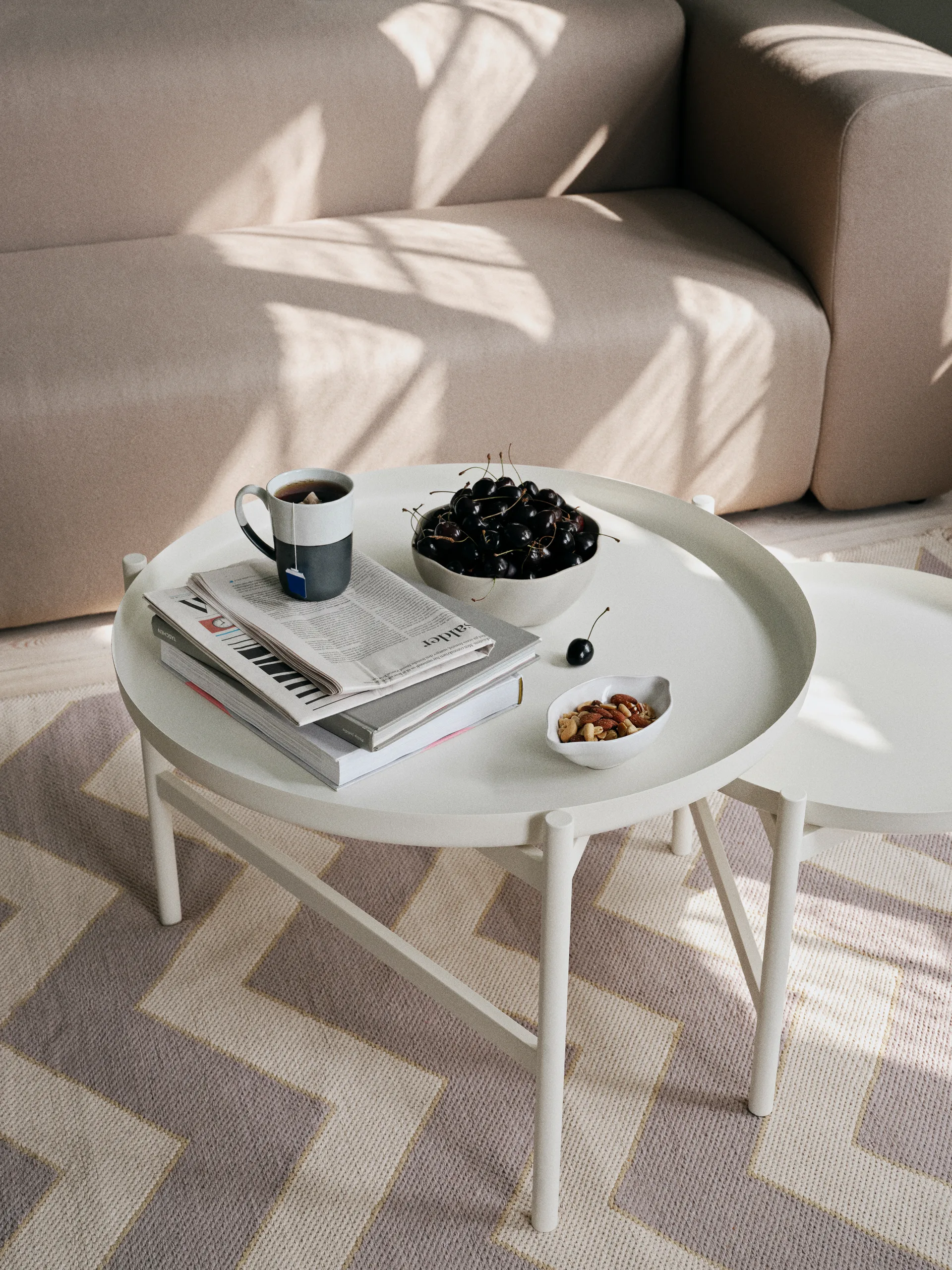 Miska Limfjord Ø14 cm, Light grey Broste Copenhagen