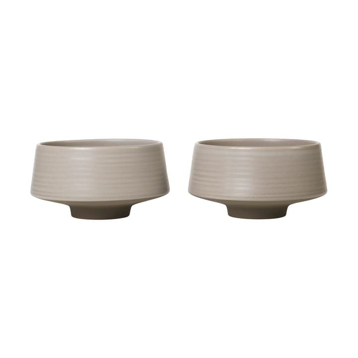Miska Miko Ø14 cm, zestaw 2 szt. - Warm grey - Broste Copenhagen