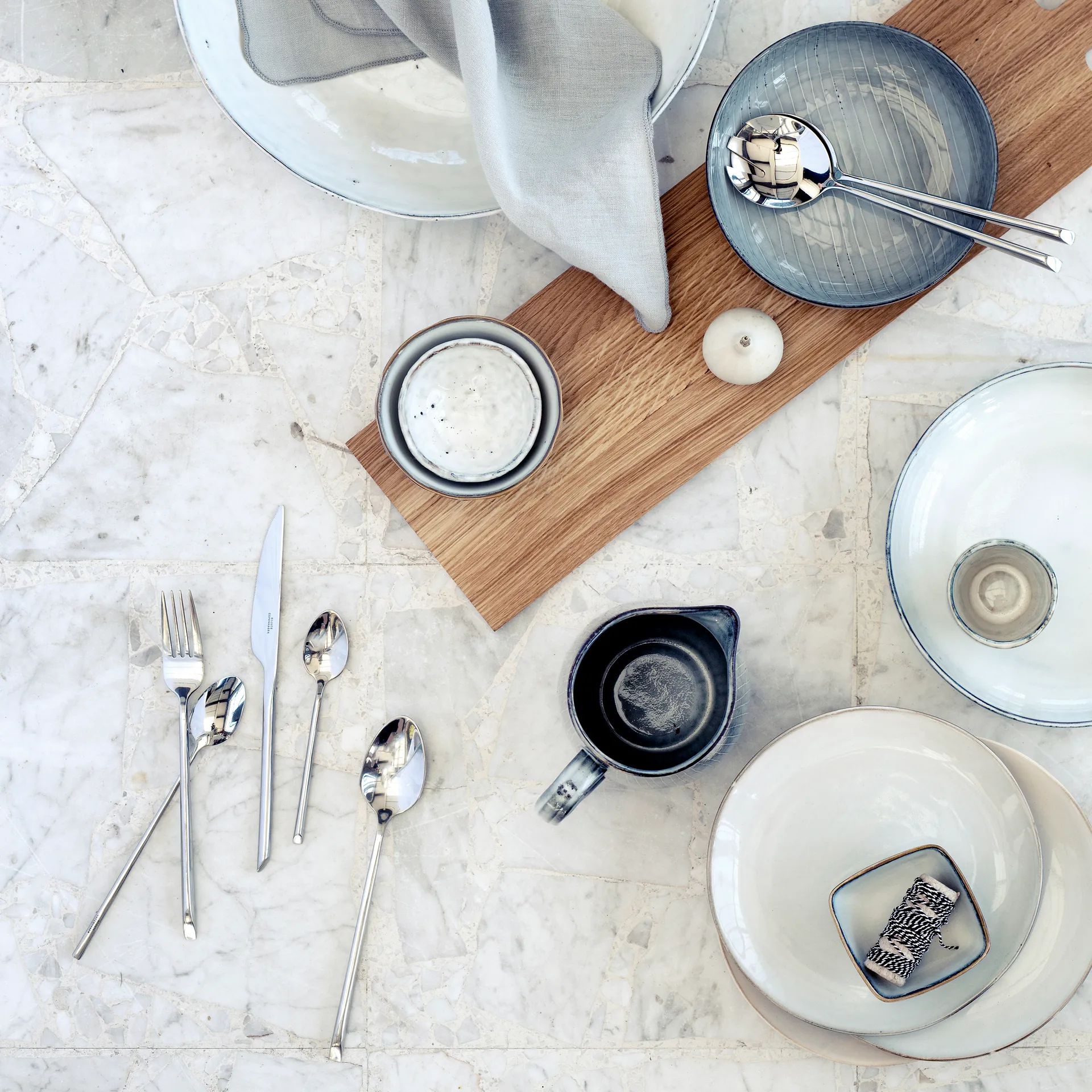 Miska Nordic Sand kwadratowa, 8x7,5 cm Broste Copenhagen