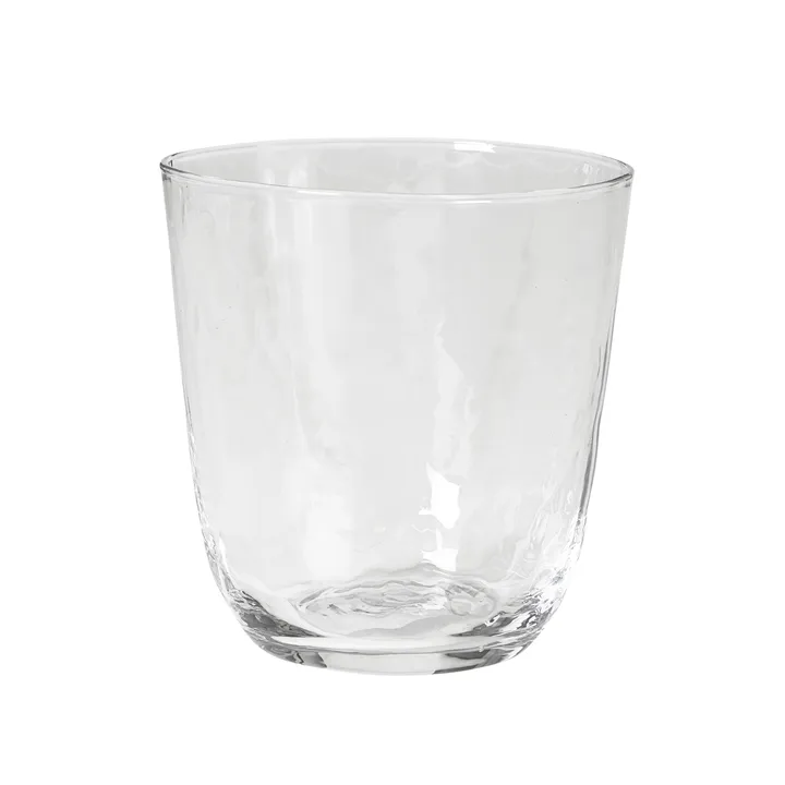 Młotkowane szkło do napojów 335 ml - Przezroczysty - Broste Copenhagen