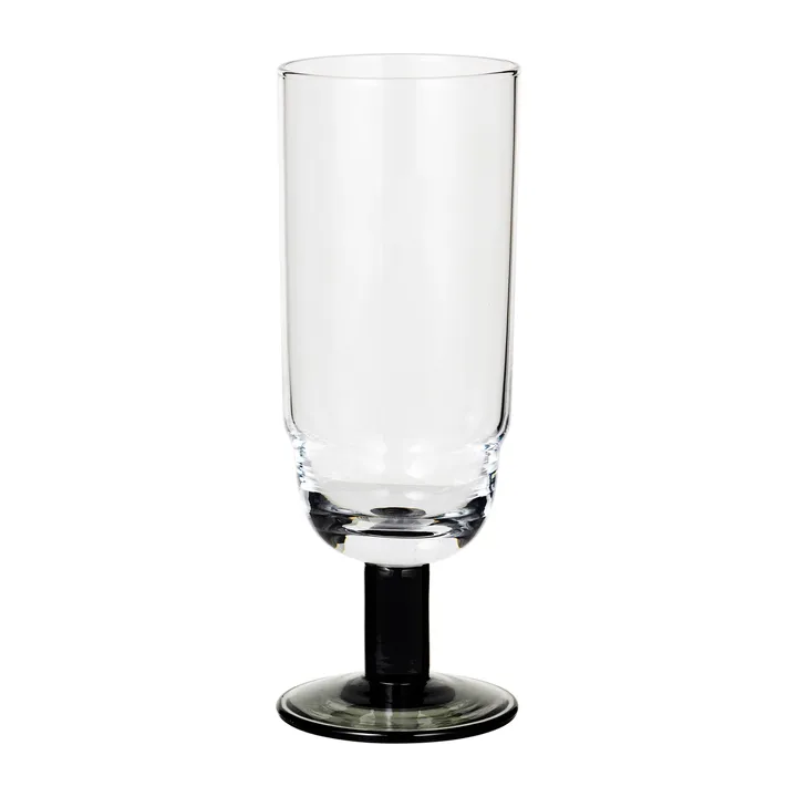 Nordic Bistro kieliszek do szampana 200 ml - Clear-smoke stem - Broste Copenhagen