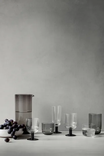 Nordic Bistro kieliszek do szampana 200 ml - Clear-smoke stem - Broste Copenhagen