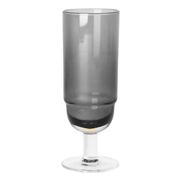Nordic Bistro kieliszek do szampana 200 ml - Smoke-clear - Broste Copenhagen