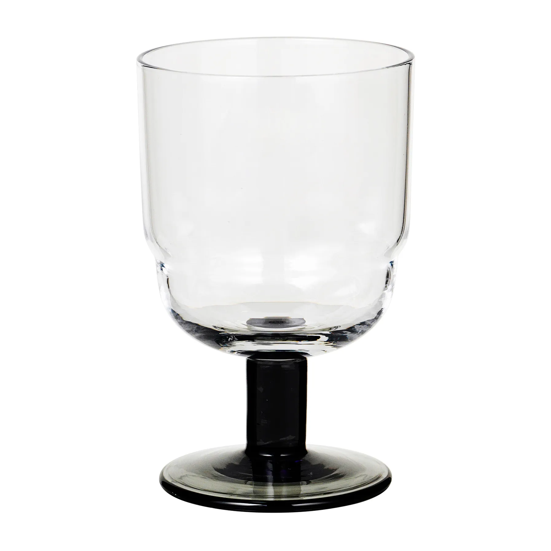 Nordic Bistro kieliszek do wina białego 200 ml, Clear-smoke stem Broste Copenhagen