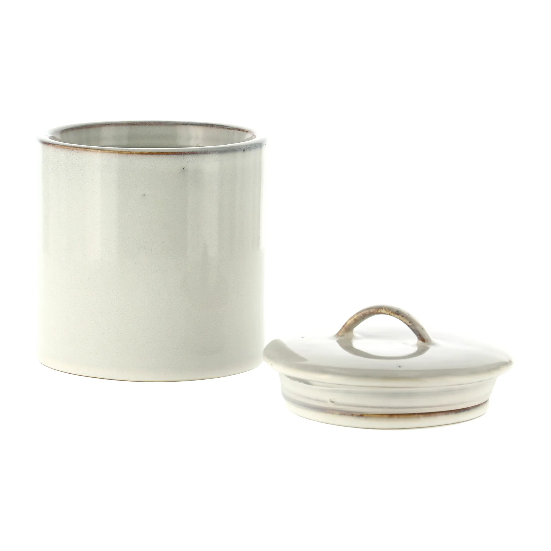Nordic Sand słoik z pokrywką, 12 cm Broste Copenhagen