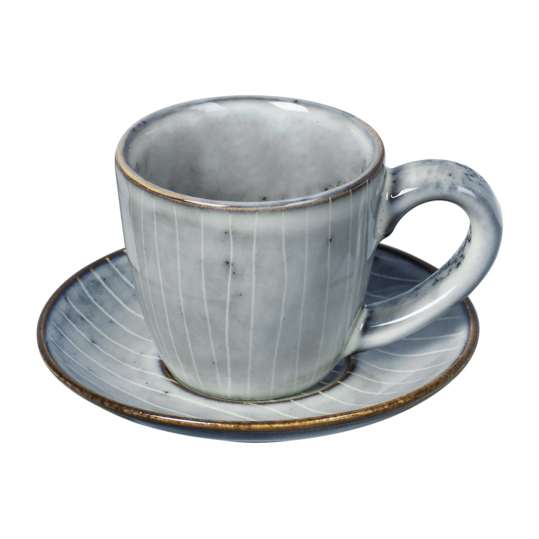 Nordic Sea filiżanka do espresso ze spodkiem, 50 ml Broste Copenhagen