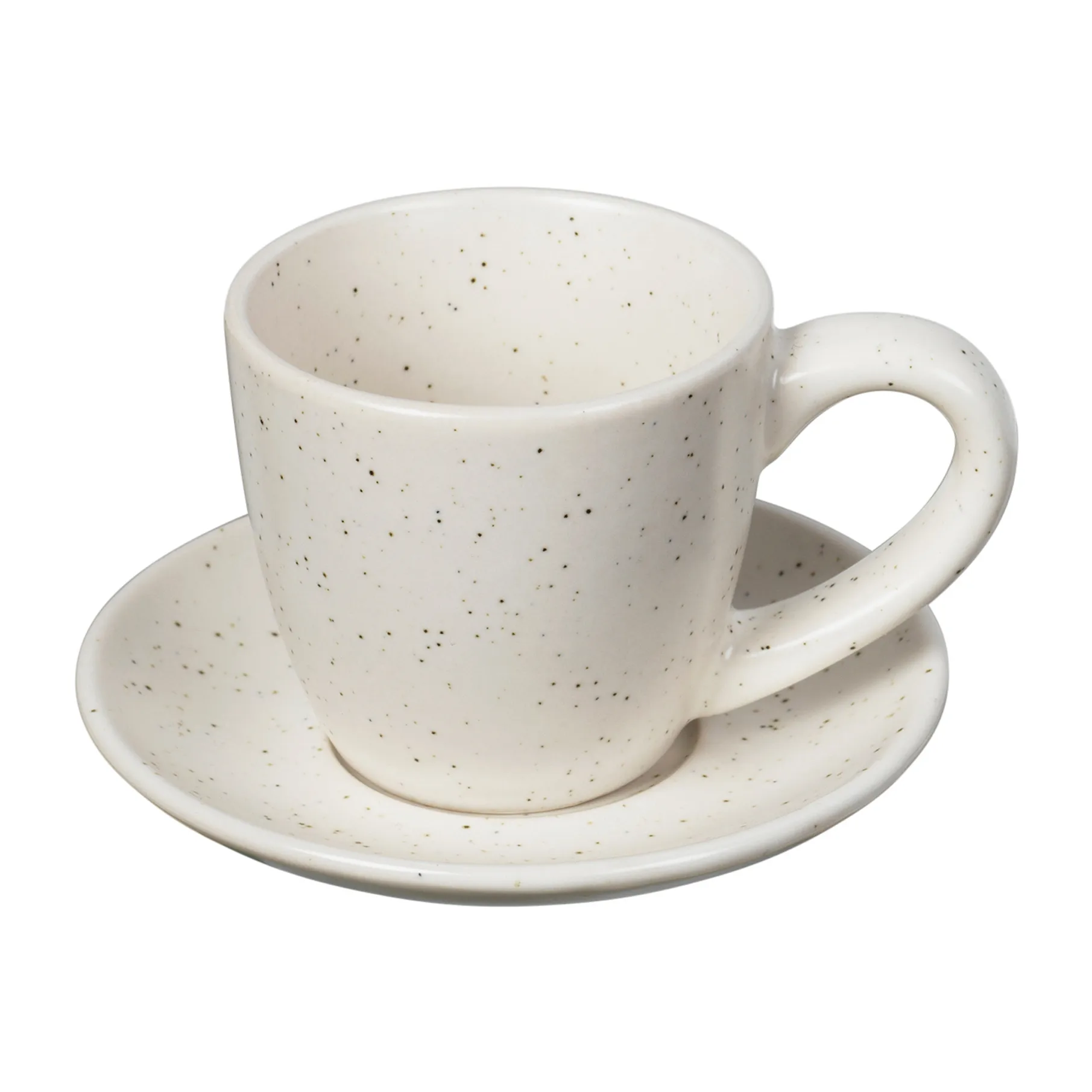 Nordic Vanilla filiżanka do espresso ze spodkiem 5 cl, Cream Broste Copenhagen