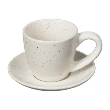 Nordic Vanilla filiżanka do espresso ze spodkiem 50 ml - Cream - Broste Copenhagen