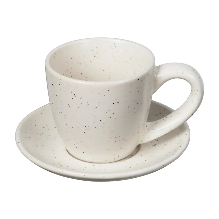 Nordic Vanilla filiżanka do espresso ze spodkiem 50 ml - Cream - Broste Copenhagen
