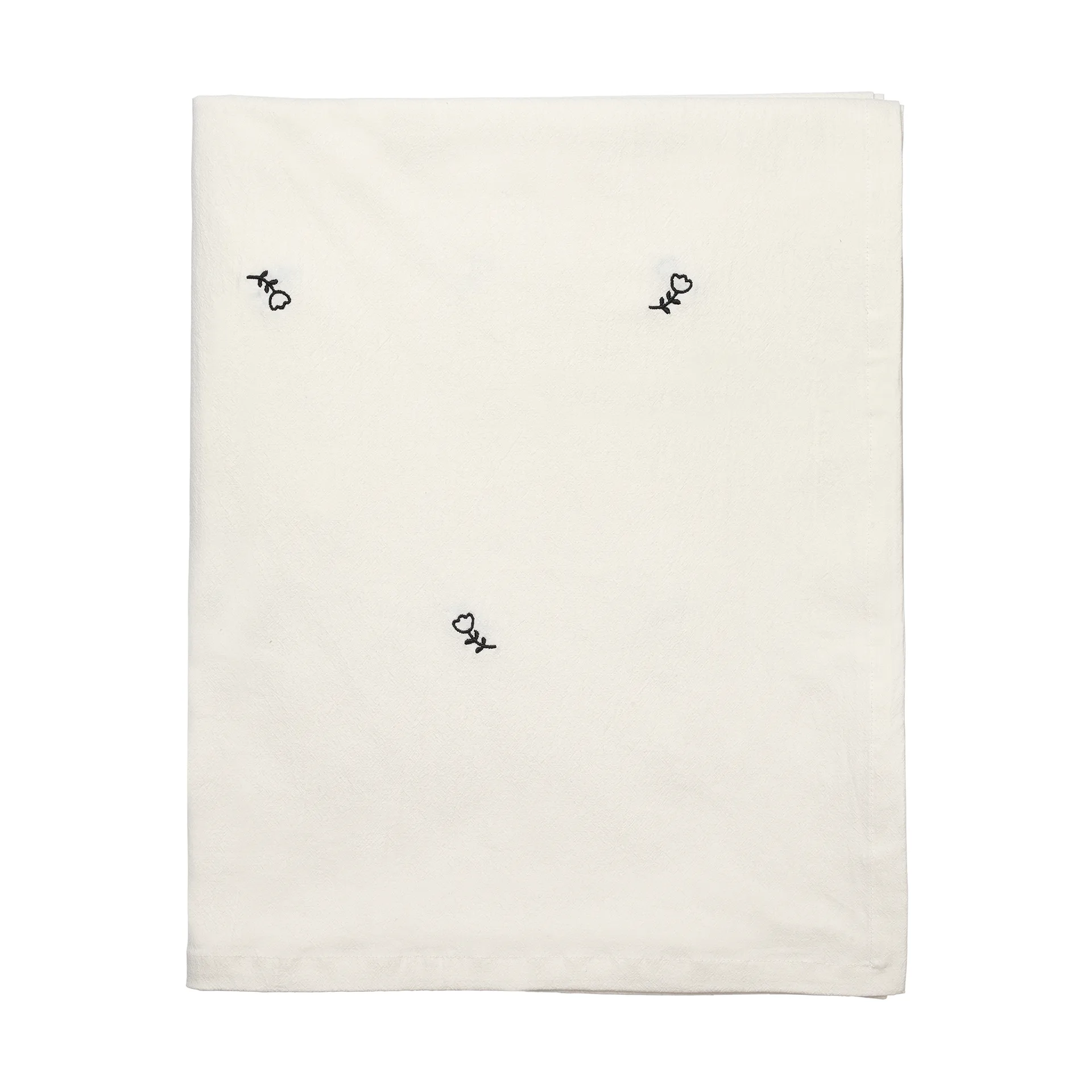 Obrus Mai, 160x300 cm, black-off white Broste Copenhagen